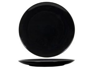Ceramiczna linia CZARNY POŁYSK - talerz 20 deser Ceramic GLOSSY BLACK line plate 19,5 cm 24306513