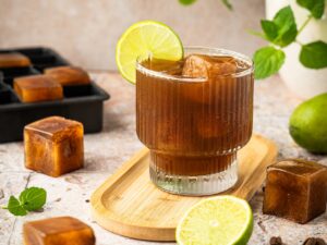 Szklanka niska WCIĘTA drinkówka 300ml RYFLE Glass drink cup 300 ml 1 pcs RIFFLES 27022220