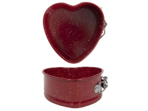 Forma do pieczenia CZERWONA kształt serca 11 cm Baking form RED heart 11 cm 23032048