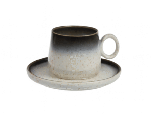 LUNA LINE filiżanka espresso 120 ml z podstawkiem LUNA LINE espresso cup 120 ml and saucer 077567