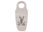 Filcowa torba na butelke wina 39x16 cm ŁOŚ beżowa Felt wine bottle bag 39x16 cm DEER beige 23099394