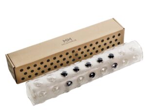 Łazienkowa mata do wanny brodzika 100x40 LOVE BATH or SHOWER buble MAT 100x40 LOVE