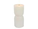 LED świeczka RIBBED 7x15 cm BIAŁA LED candle RIBBED 7x15 cm WHITE 23145203