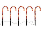 Deco Xmas deko szpikulce LIZAKI LED zestaw 5 Deco Xmas outdoor candy stick LED 23152132