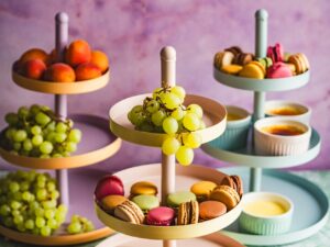 Stalowa seria etażerka 35 cm PASTELOWY RÓŻ Steel serie etagere 35 cm PASTEL PINK 24500427