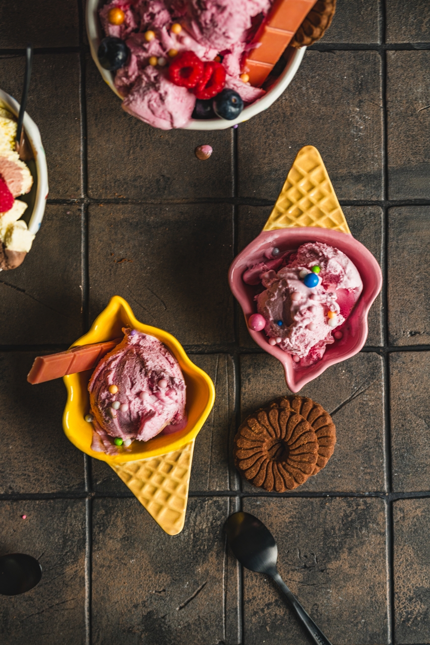 Ceramiczna linia LODY miska wafelek Ceramic ICE CREAM line bowl wafer shape 24305942