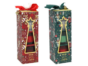 ŚWIECZKA XMAS zestaw 3 sztuk choinka MIX CANDLE XMAS set of 3 christmas tree MIX 23140753
