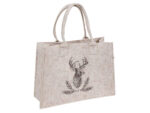 PREZENTOWA torba filcowa 35x25x12 cm DEER beżowa GIFT BAG felt 35x25x12 cm DEER beige 23099395