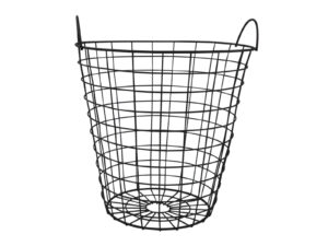 METALOWY druciany KOSZ DUŻY CZARNY Wire metal basket 30x35  BLACK 23491520