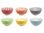Ceramiczna linia RAINBOW PRINT - miska 11 cm mix Ceramic RAINBOW PRINT BOWL 11 cm mix col 24326735