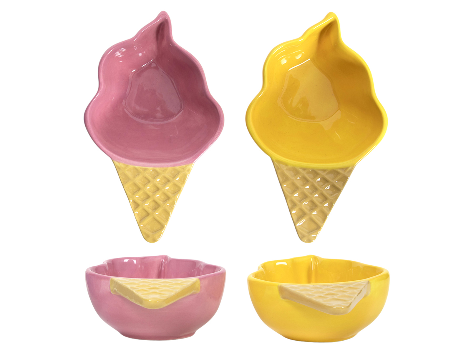 Ceramiczna linia LODY miska wafelek Ceramic ICE CREAM line bowl wafer shape 24305942 - obrazek 5