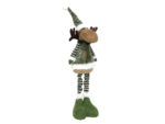 Deco zimowy ŁOŚ zielony 66 cm regulacja wysokości Deco Winter Deer GREEN 66 cm standing 23096973