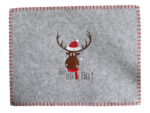 Mata filcowa 30x40 cm ŁOŚ szara Ho Ho Ho prostokąt Placemat felt mat 30x40 cm DEER grey 23099287