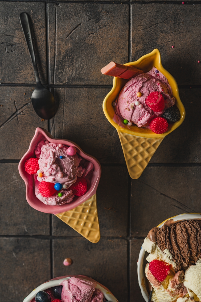 Ceramiczna linia LODY miska wafelek Ceramic ICE CREAM line bowl wafer shape 24305942 - obrazek 3