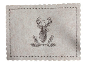 Mata filcowa 30x40 cm ŁOŚ beżowa Placemat felt mat 30x40 cm DEER beige 23099364