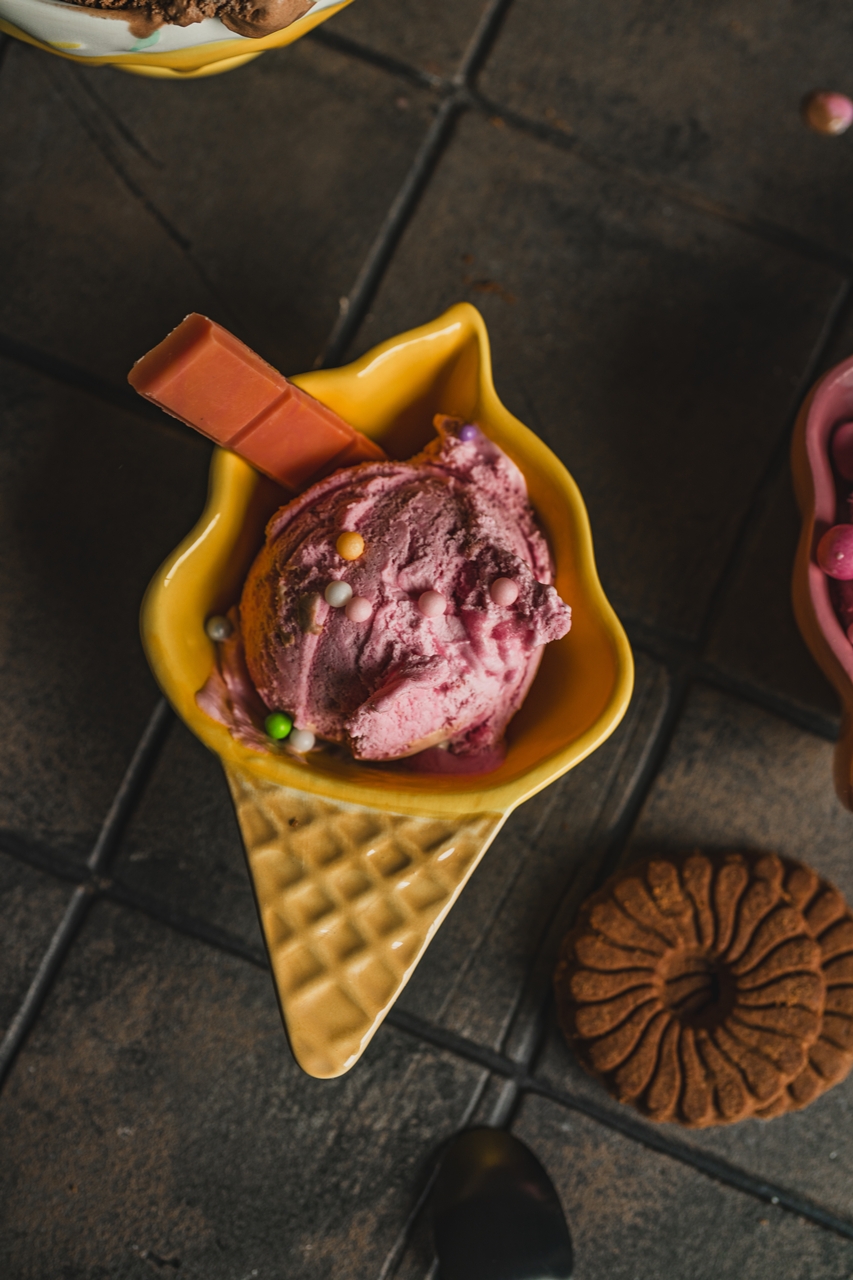 Ceramiczna linia LODY miska wafelek Ceramic ICE CREAM line bowl wafer shape 24305942 - obrazek 2