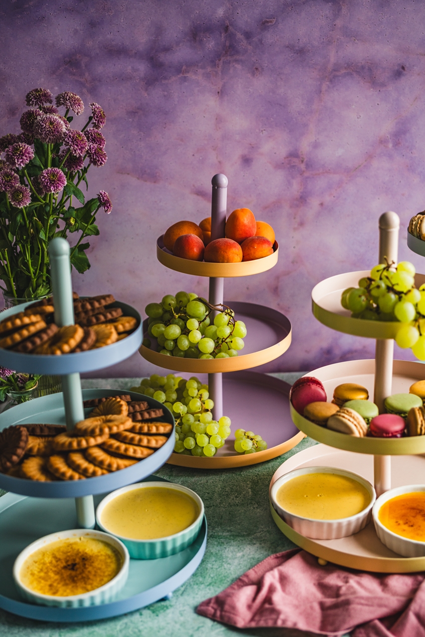 Steel serie etagere 35 cm PASTEL PURPLE 24500435 Steel serie etagere 35 cm PASTEL PURPLE 24500435 - obrazek 3