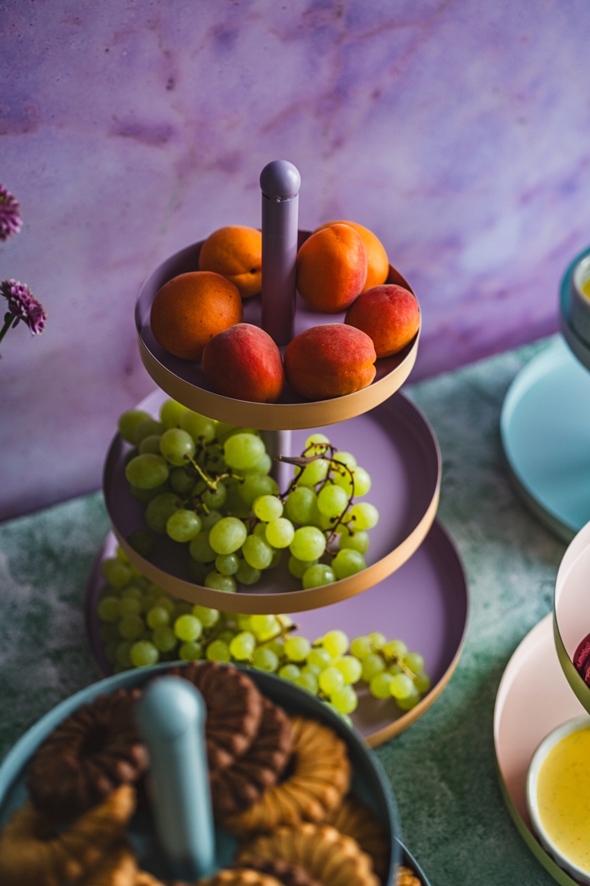 Steel serie etagere 35 cm PASTEL PURPLE 24500435 Steel serie etagere 35 cm PASTEL PURPLE 24500435 - obrazek 5