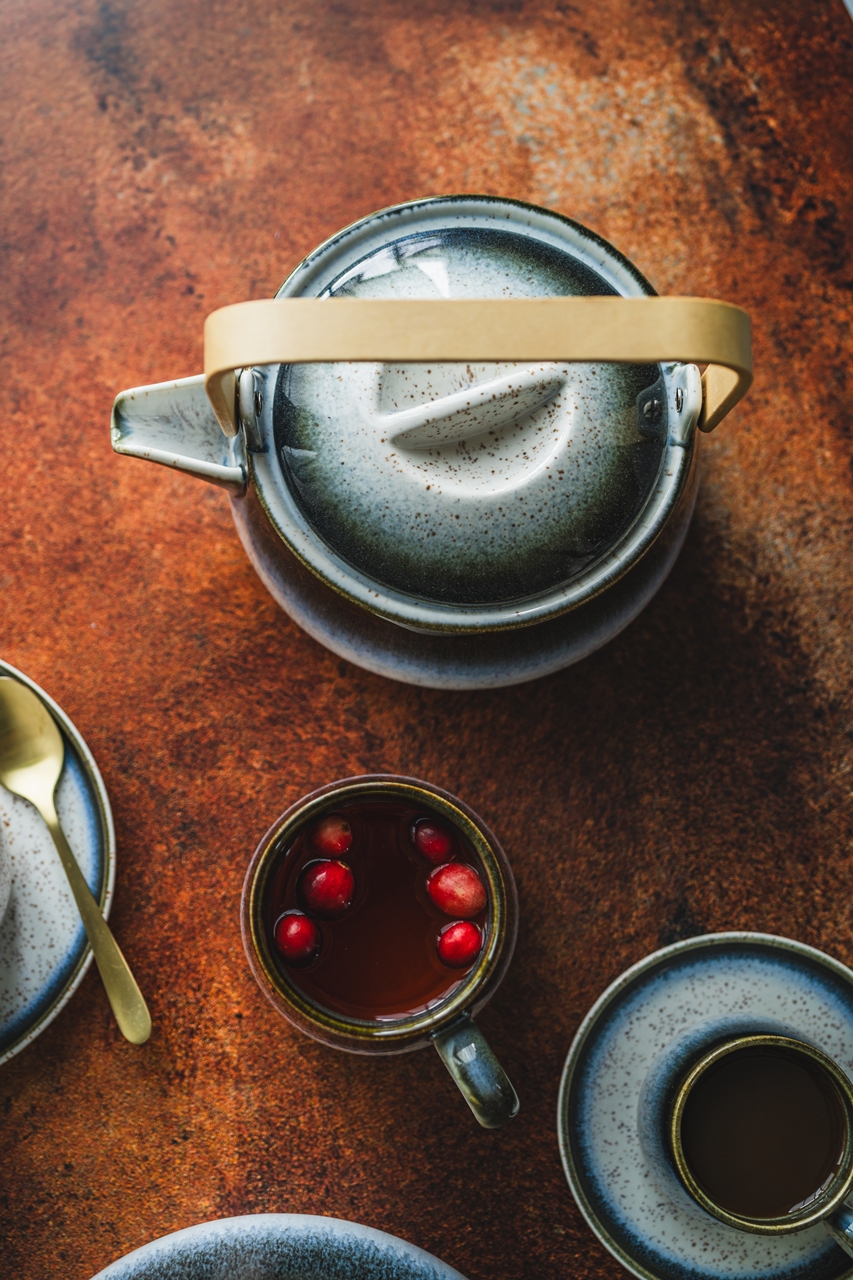 LUNA LINE dzbanek 1 l z bambusową rączką LUNA LINE teapot 1 l with bamboo handy 077543 - obrazek 2