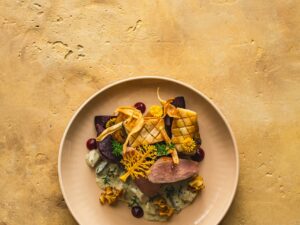 MOSAIQUE BEIGE - talerz 26 cm MOSAIQUE BEIGE plate 26 cm