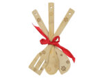 Deco Xmas zimowy zestaw 3 bambusowych łopatek kuch Deco Xmas spatula bamboo set 22277463