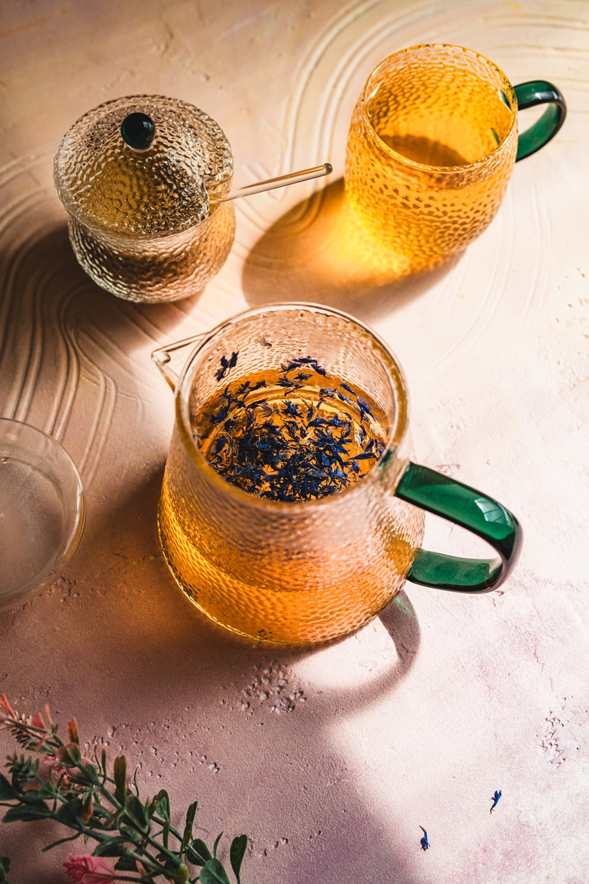 MPL czajnik JACK ze szklanym filtrem 1,0 L ZIELEŃ MPL borosilacate glass JACK tea pot 1,0 L GREEN - obrazek 4