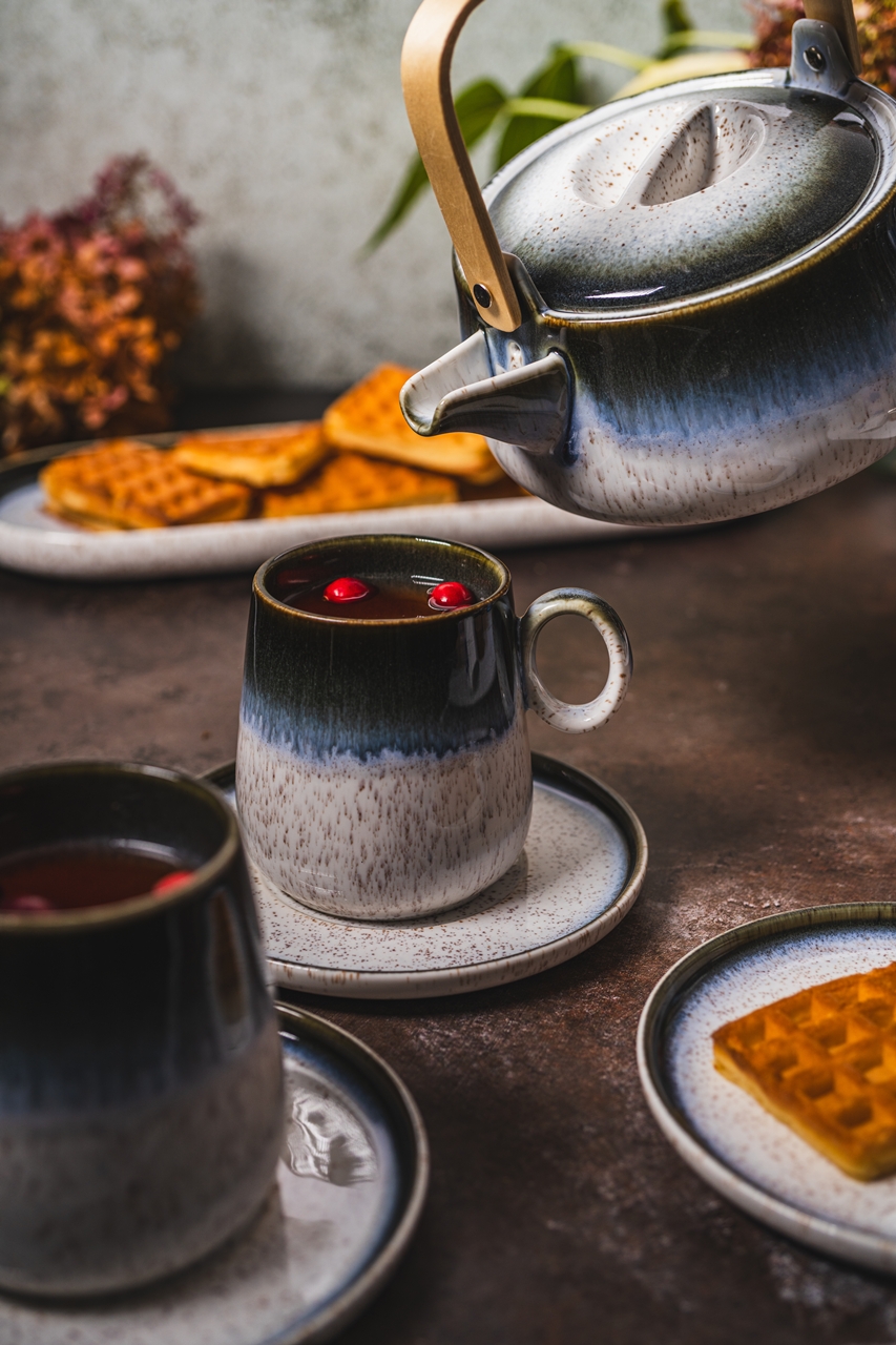 LUNA LINE dzbanek 1 l z bambusową rączką LUNA LINE teapot 1 l with bamboo handy 077543 - obrazek 3