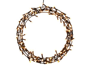 LED wieniec 120 ciepłe światło 35 cm  LED wreath 120 goldled balls 35 cm 23122929