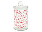 Deco Xmas słoik do przechowywania CANDY CANE 18 cm Deco Xmas storage jar CANDY CANE 18 cm 23050216