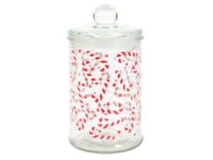 Deco Xmas słoik do przechowywania CANDY CANE 18 cm Deco Xmas storage jar CANDY CANE 18 cm 23050216