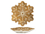Deco Xmas GINGER SNOWFLAKE talerz 19 cm Deco Xmas GINGER SNOWFLAKE plate 19 cm 23000039