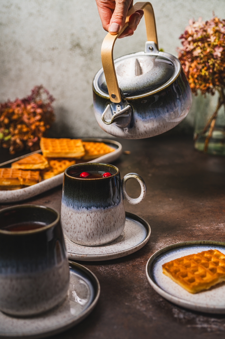 LUNA LINE dzbanek 1 l z bambusową rączką LUNA LINE teapot 1 l with bamboo handy 077543 - obrazek 5