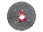 Mata filcowa 35 cm ŚWIĘTY MIKOŁAJ szara Placemat felt mat 35 cm SANTA CLAUS grey 23080461