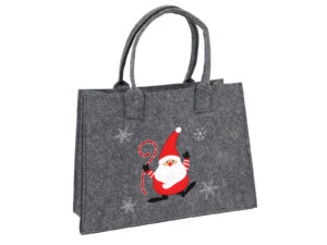 PREZENTOWA torba filcowa 35x25x12 cm SANTA CLAUS GIFT BAG felt 35x25x12 cm SANTA CLAUS 23080473