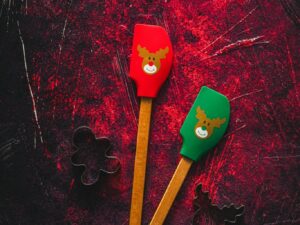 Deco Xmas łopatka i wykrawacz do pieczenia ciastek Deco Xmas baking spatula and cutter 22277432