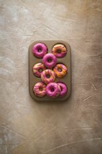 Forma do pieczenia ZŁOTA na pączki 26x18 cm Baking form GOLD donut 26x18 cm 22277492