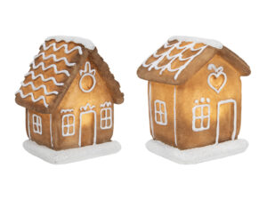 LED plastikowy DOMEK piernikowy MIX 4 wzory LED plastic HOUSE gingerbread MIX 23101563