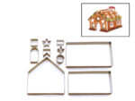 Deco Xmas wykrawacz forma do ciastek PIERNIK Deco Xmas cookie cutler GINGERHOUSE 22277440