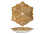 Deco Xmas GINGER SNOWFLAKE talerz 22 cm Deco Xmas GINGER SNOWFLAKE plate 22 cm 23000047
