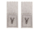 Filcowe etui na sztućce 23x10 cm ŁOŚ beżowa 2 sztu Felt cutlery bag 23x10 cm set2 DEER beige 23099393