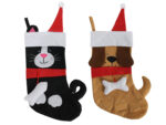 Deco zimowa Skarpeta 45x20 cm pies/ kot MIX Deco Winter Santa Sock 45x20 cm dog/ cat 23097272