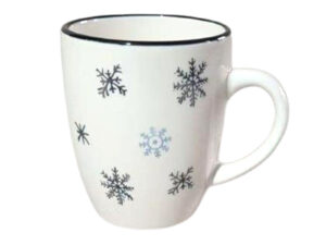 Deco Xmas BLACK SNOWMAN kubek 350 ml Deco Xmas BLACK SNOWMAN mug 350 ml 23010174