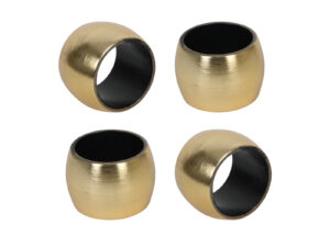 GADGET ringi do serwetek złote zestaw 4 sztuk GADGET napkin rings set of 4 22283480