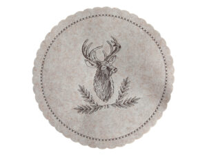 Mata filcowa 35 cm ŁOŚ beżowa  Placemat felt mat 35 cm DEER beige 23099367