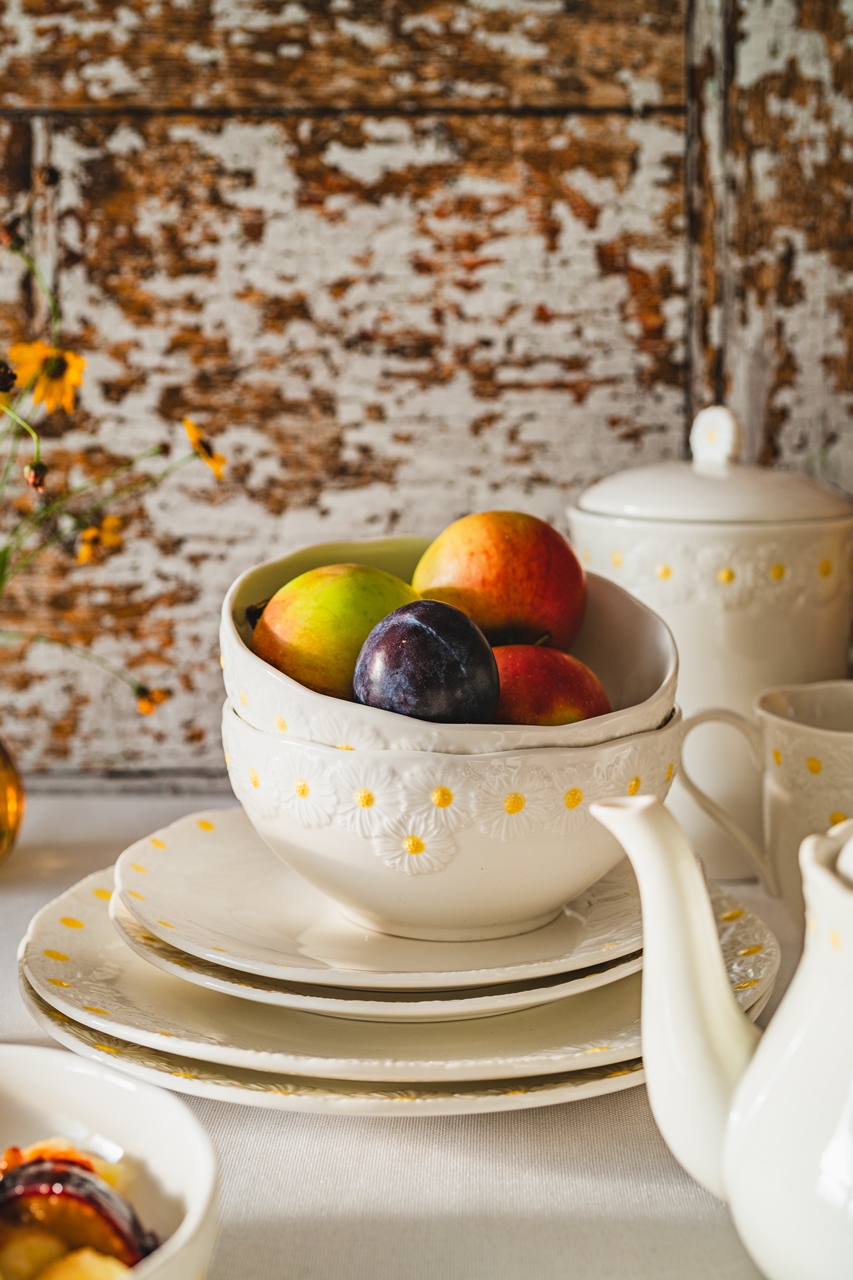 DAISY LINE talerz duży 26 cm DAISY LINE dinner plate 26 cm 077512 - obrazek 3