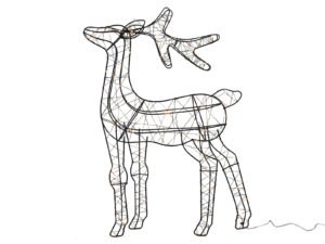 NEON zimowy renifer CZARNY 55 cm 150LED NEON Winter deer BLACK 55 cm 150LED timer 23158232