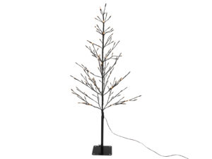Dekoracyjne drzewko 120 cm 80 led LED Tree 120 cm BLACK - 80 warm leds