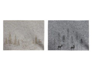 Mata filcowa 45x33 LAS MIX 2 kolorów Placemat felt mat 45x33 cm FOREST MIX 23099230
