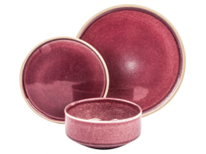 Ceramiczna linia STACK VIOLET serwis obiadowy 18el Ceramic STACK VIOLET 18 pcs dinner set