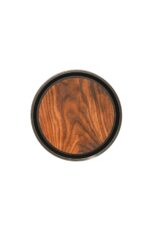 Plastikowa taca antypoślizgowa okrągła 36 cm WOODE Plastic Non-slip tray round 36 cm WOODEN